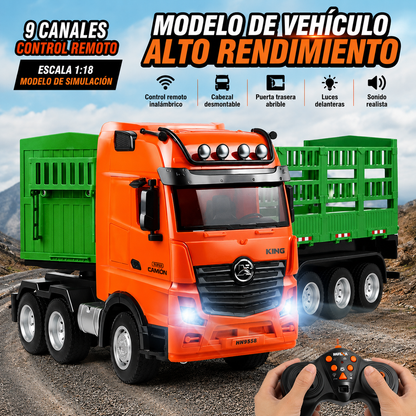 Camión RC con Semirremolque Huina 1312 1:18