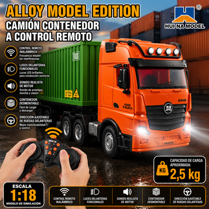 Camión Portacontenedor RC Huina 1317 1:18