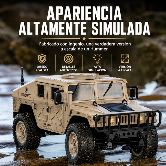 HUMVEE Vehículo Militar RC Todoterreno