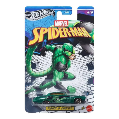 Hot Wheels Silver Series Fishd Y Chipd Marvel Spider-Man - Scorpion