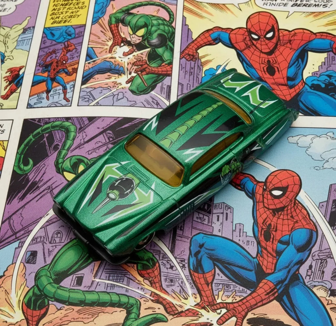 Hot Wheels Silver Series Fishd Y Chipd Marvel Spider-Man - Scorpion