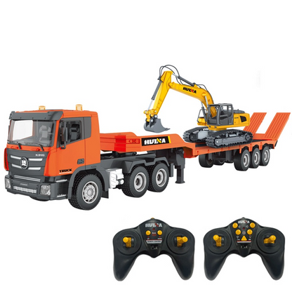 Camión RC de Ingeniería con Plataforma Huina 1319 1:18