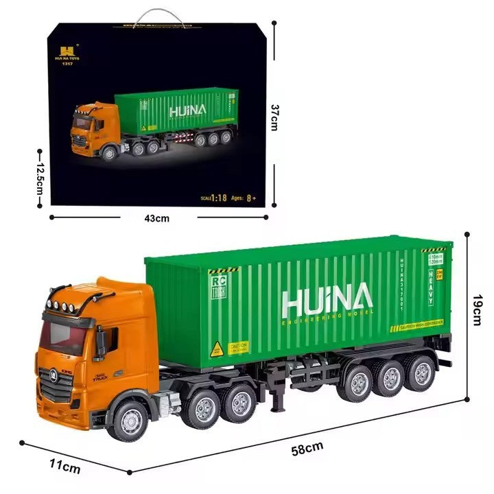 Camión Portacontenedor RC Huina 1317 1:18