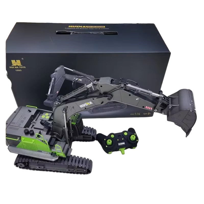 Excavadora Huina 1583 1/14 a control remoto.