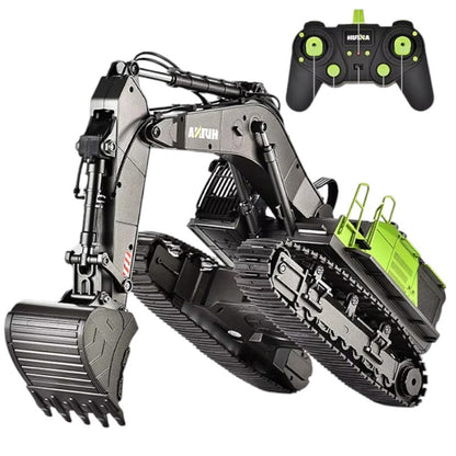 Excavadora Huina 1583 1/14 a control remoto.