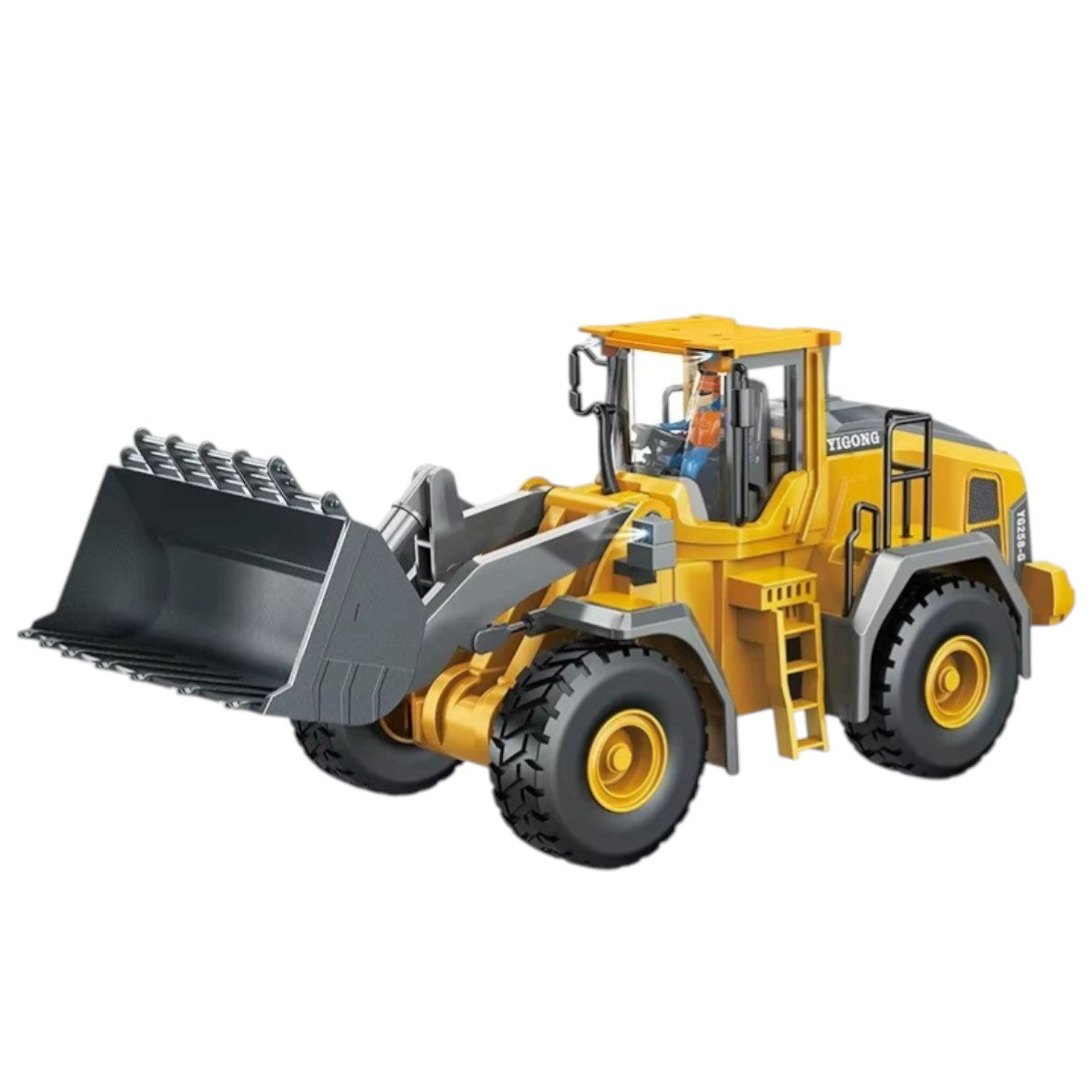 Cargador Frontal Yigong BC1057 1/20 a control remoto.