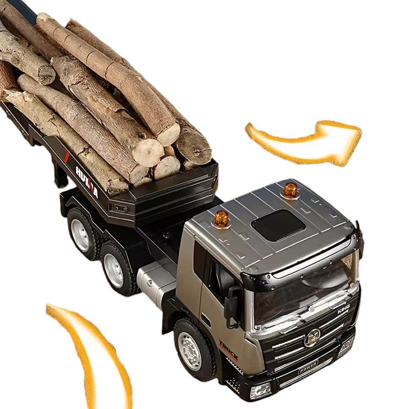 Camión Cama Baja Huina 1318 1/18 a control remoto.