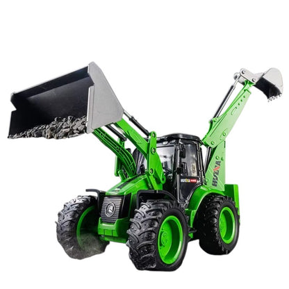 Retroexacavadora Huina 1579 1/14 a control remoto.