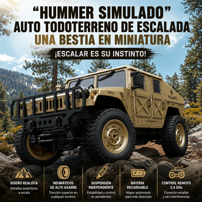 HUMVEE Vehículo Militar RC Todoterreno